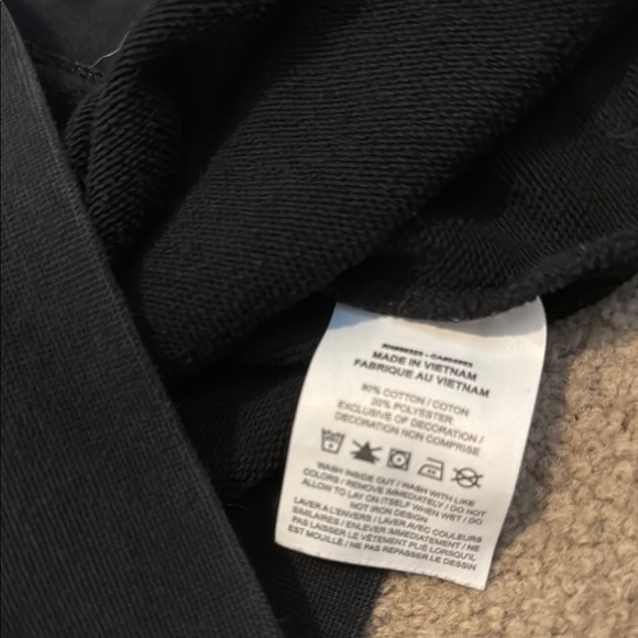 Nike Black Crewneck Sweatshirt Minimalist Design - Picture 6 of 7